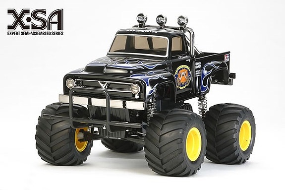 Tamiya 1/12 X-SA Midnight Pumpkin RC-auto ilman akkua, laturia ja radiolaitteita