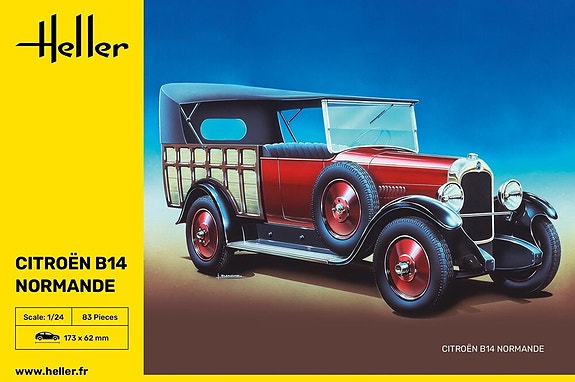 Heller 1:24 Citroen B14 Normande pienoismalli