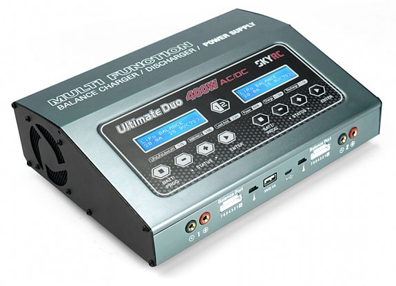 Laturi SkyRC Ultimate Duo D400, 400W Li-Po Charger 240VAC