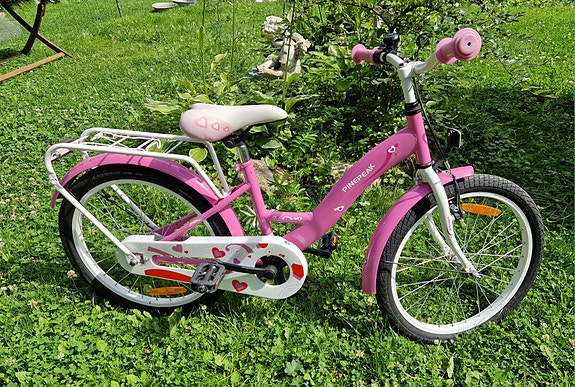 Tyttöjen pinkki Pinepeak 20 Tuumainen polkupyörä