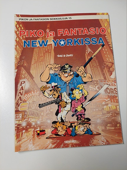 Piko ja Fantasio New Yorkissa sarjakuva-albumi