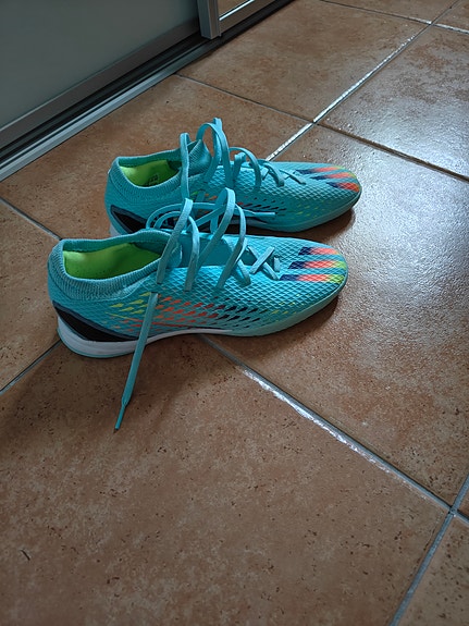 Adidas sisäpeli/futsal kengät koko 40 turkoosi