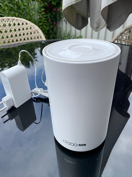 Valkoinen Modeemi TP-LINK Deco X20-DSL WiFi 6 ADSL2+/VDSL -modeemi