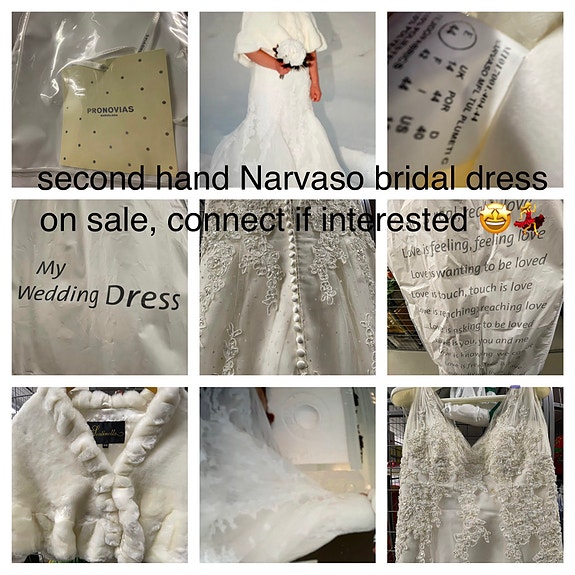 Pronovias hääpuku M valkoinen