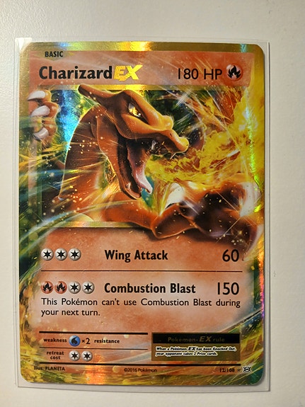 Pokemon Charizard EX 12/108 kortti