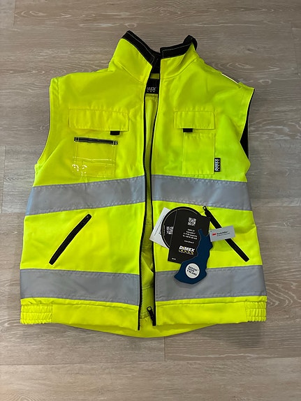 Dimex 6740 turvaliivi XL keltainen
