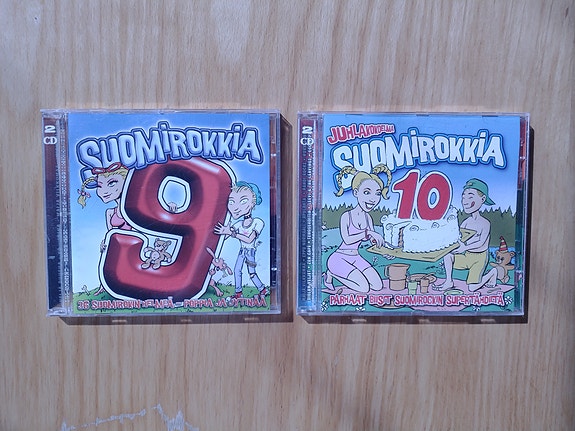 Suomirokkia 9 &10 -kokoelma CD:t