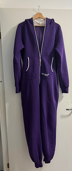 Vintage violetti One piece jumpsuit, haalari, oloasu M