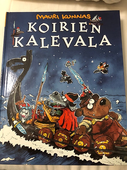 Koirien Kalevala kirja kovakantinen