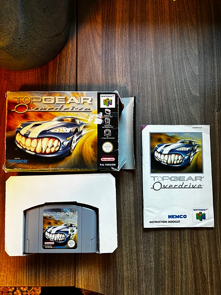 Nintendo 64 CIB peli - TOPGEAR Overdrive
