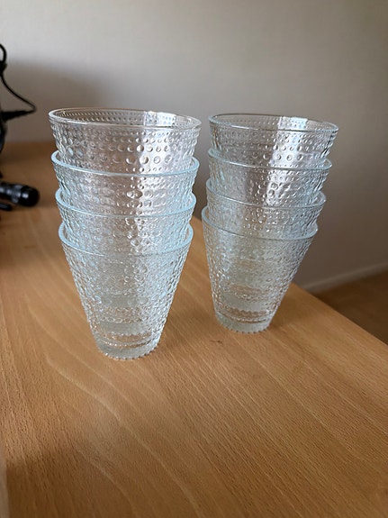Iittala Kastehelmi juomalasit kirkas