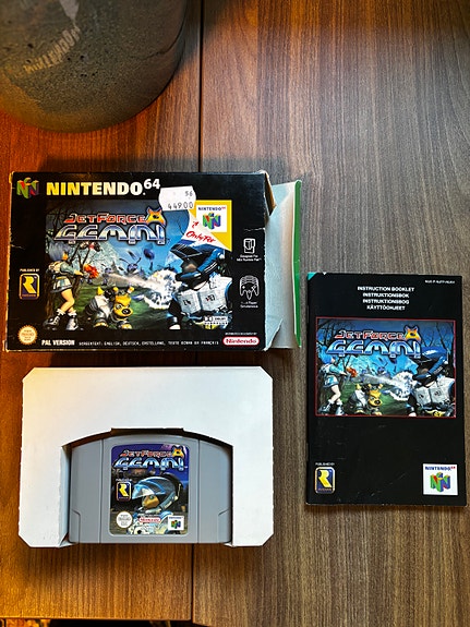Nintendo 64 CIB peli - JetForce Gemini