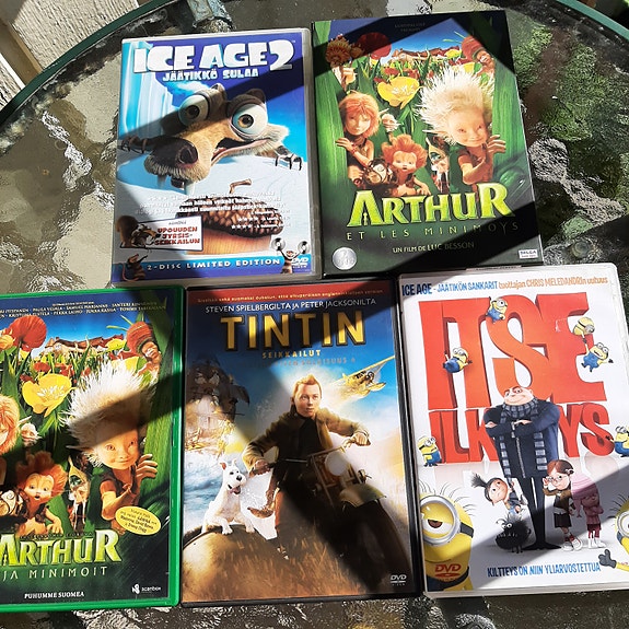 Lasten dvd elokuvia