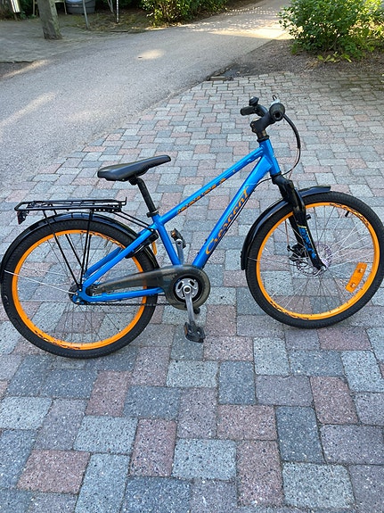 Crescent lastenpyörä 24" sininen