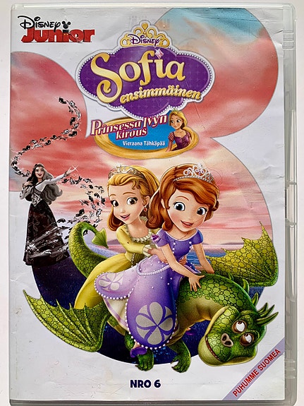 Sofia ensimmäinen Prinsessa Ivyn kirous nro 6 DVD