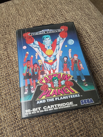 Captain Planet Sega mega drive peli