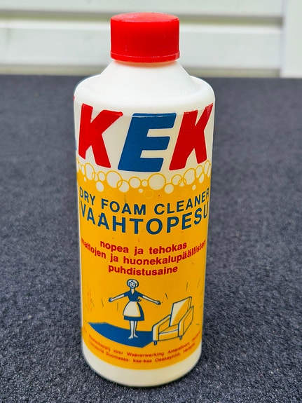 Vanha pesuainepulla 60-70 luku