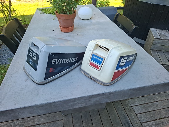 Evinrude 9.9 ja 15 hp perämoottorin kopat