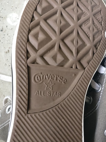 Harmaat Converset koko 42,5