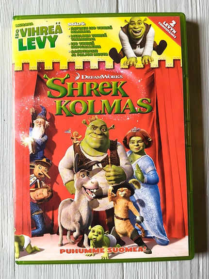 Shrek Kolmas DVD (+ Iso vihreä levy)