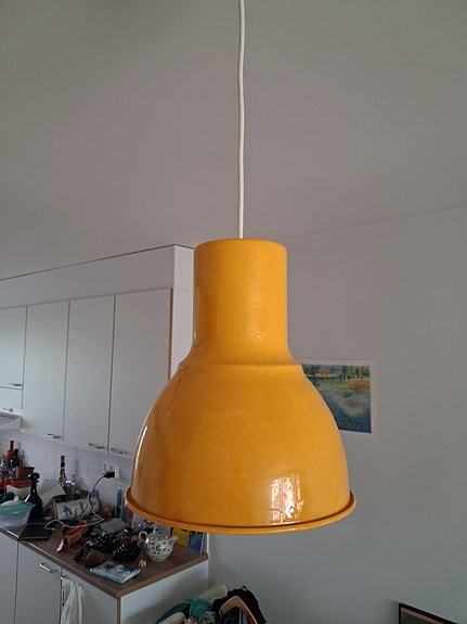 Hektar Ikea kattolamppu, metallia