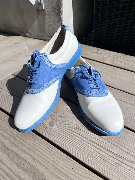 Ecco naisten golfkengät koko 39 valko-sininen