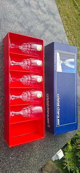 Cristal d'Arques viinilasit 5 kpl