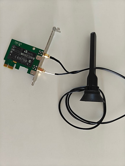 Anatel PCI-E langaton verkkokortti + antenni
