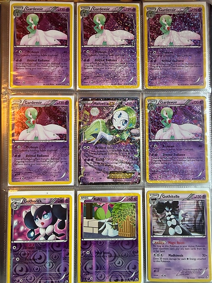 Pokemon-kortteja Mid-Vintage Black & White