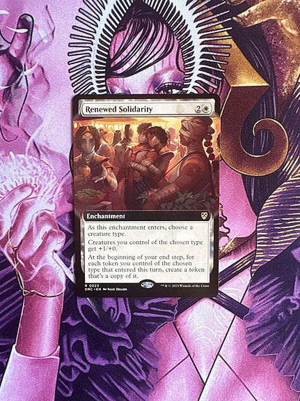 Magic the Gathering Renewed Solidarity -kortti