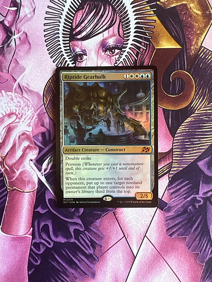 Magic the Gathering Riptide Gearhulk kortti foil