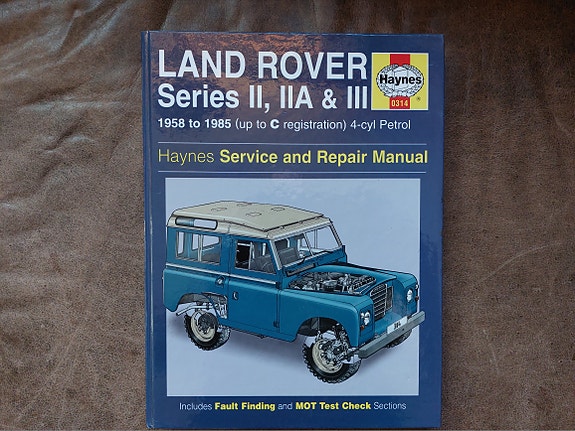 Korjausopas Land Rover Series II, IIA & III 1958-1985