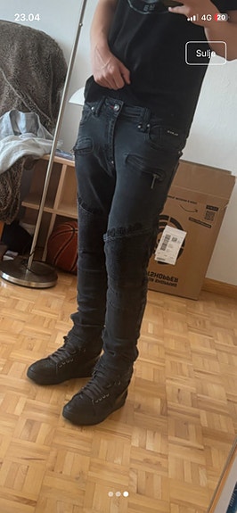 Balmain biker jeans