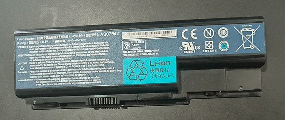 Acer AS07B42 kannettavan akku