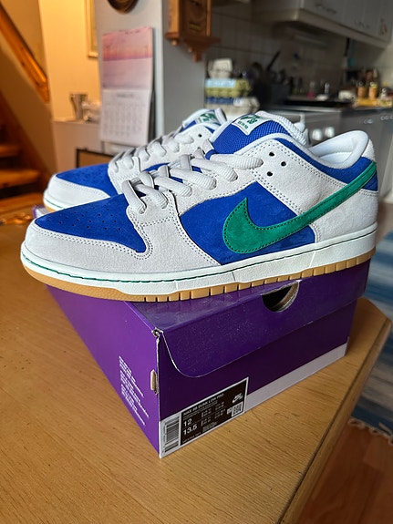 Nike SB Dunk Low Pro "Hyper Royal / Malachite" – Uudet – Koko EU 46 (US 12)