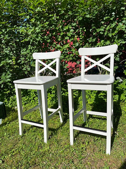 IKEA ROSENTORP baarituoli valkoinen
