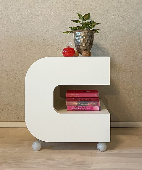 Vintage Ikea ”Ilen” pöytä pyörillä
