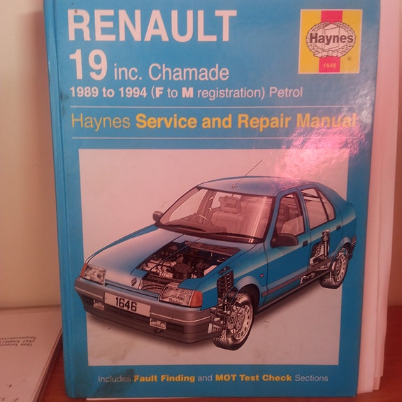 Renault 19 Haynes huolto- ja korjausopas bensiini