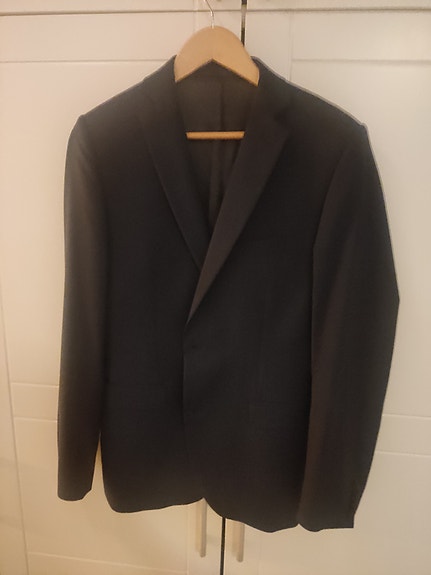 Tummansininen Create Men puku 46/44
