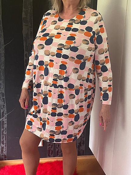 Marimekko puuvillamekko XXL kirjava