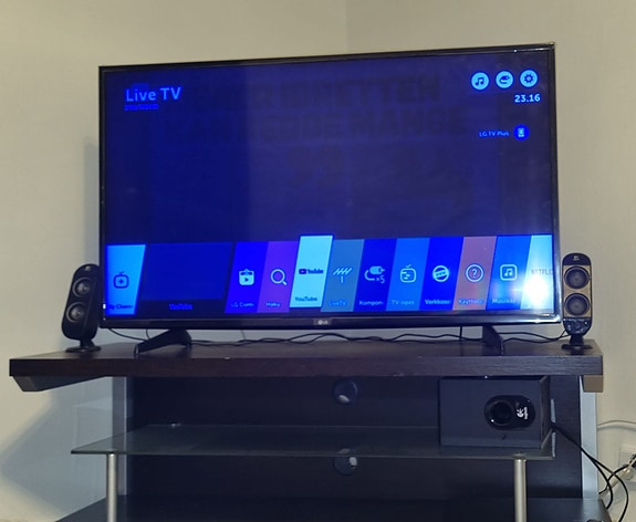 TV ja tv-taso.