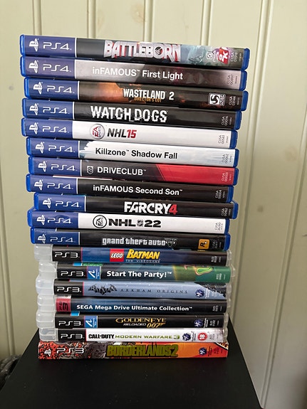 PS3 ja PS4 pelejä 10e/kpl