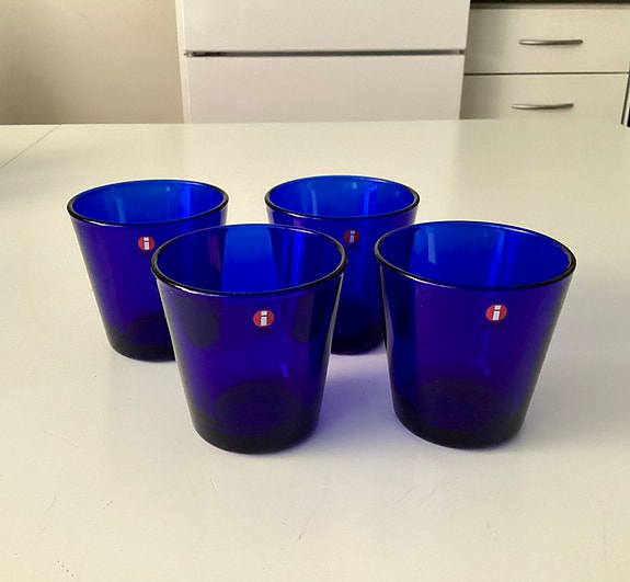 4 x Kartio-juomalasi (Iittala)