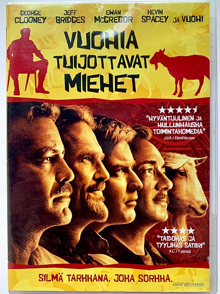 Vuohia tuijottavat miehet DVD