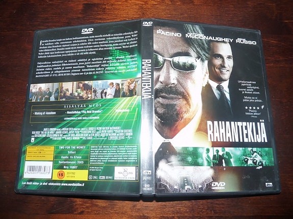 Rahantekijä - Two for the Money (Matthew McConaughey, Al Pacino) DVD R2