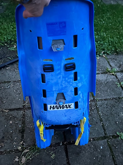 Hamax lasten pyöränistuin sininen