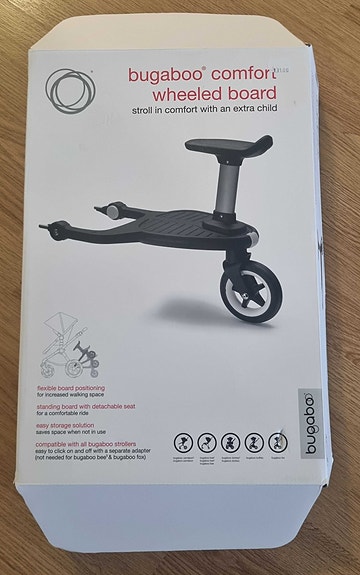 Bugaboo Comfort Wheeled Board – seisomalauta istuimella (käytetty vain kerran)