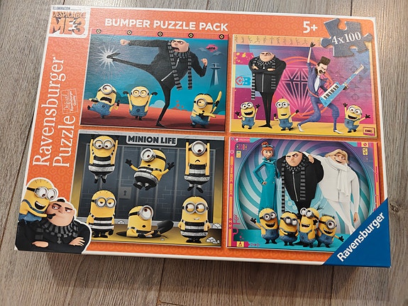Minions palapeli 4 x 100