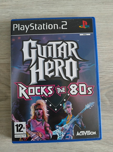 PS2 Guitar Hero Rocks the 80s