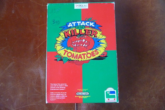 Nes - Attack of the Killer Tomatoes - Pal B CIB